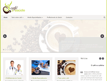 Tablet Screenshot of cafeesaude.com